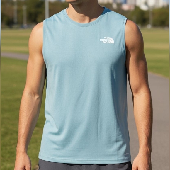 The North Face Other - The North Face Mens Blue Sleeveless Shirt (TK58)